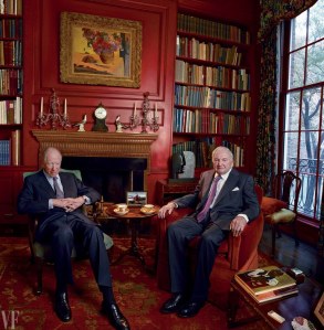 Lord Jacob Rotschild and David Rockefeller